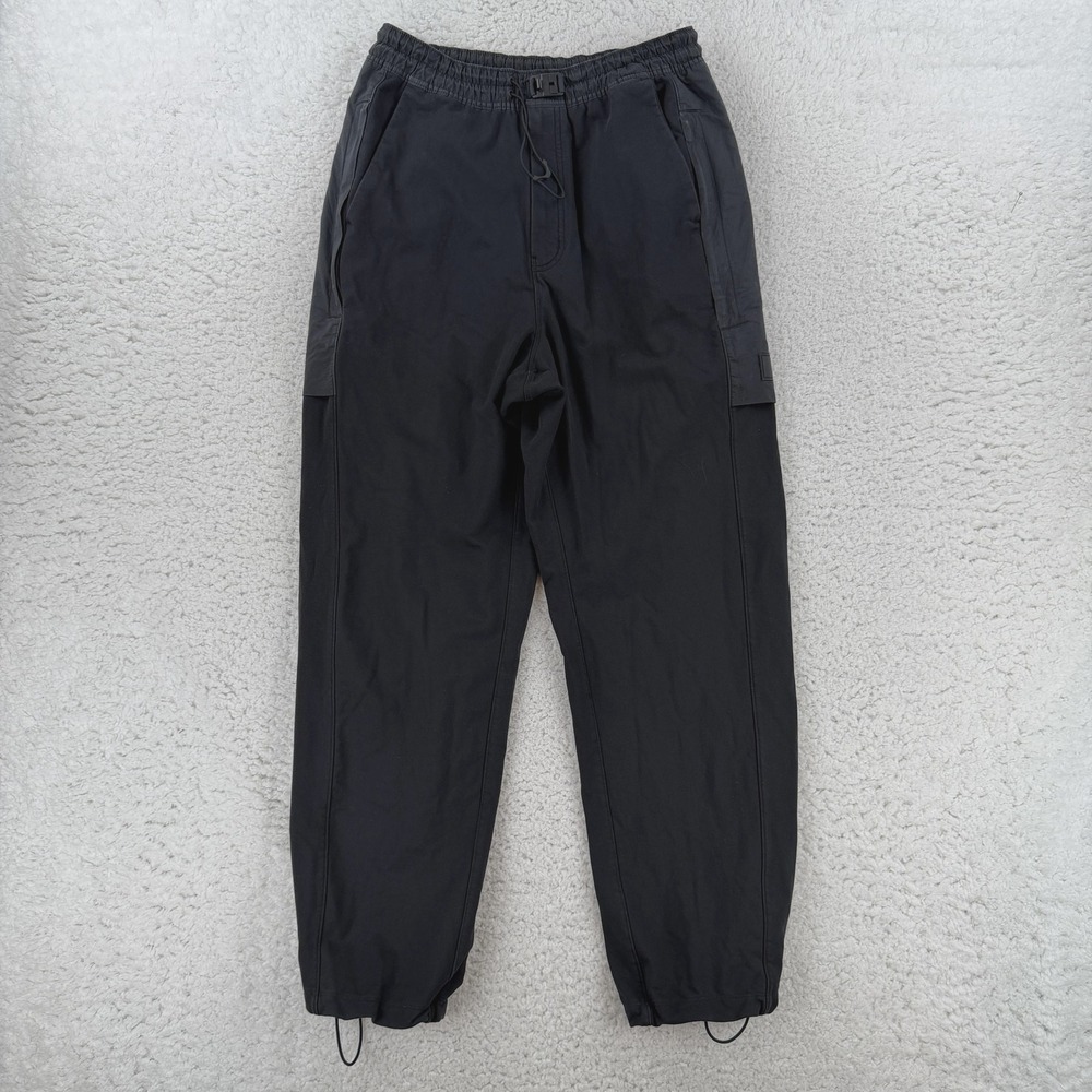 Y-3 Jogger Pants Mens Small Black Cargo Panels Logo Patch Elastic Waist H63032